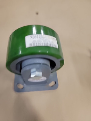 Hamilton R-Wh-4Db Plte Caster,Rgd,Poly,4 In.,750 Lb.,Green