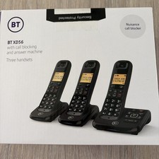 BT XD56 Trio Cordless Phones with Answering Machine and Nuisance Call Blocker