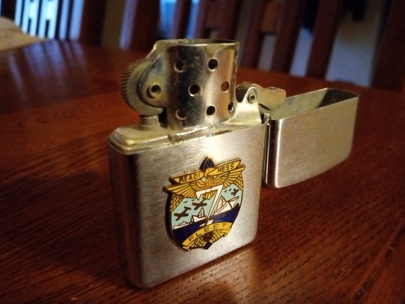 UNITED STATES SEVENTH FLEET READINESS 1963 PRINCE ROCKY PAT. 234754 LIGHTER