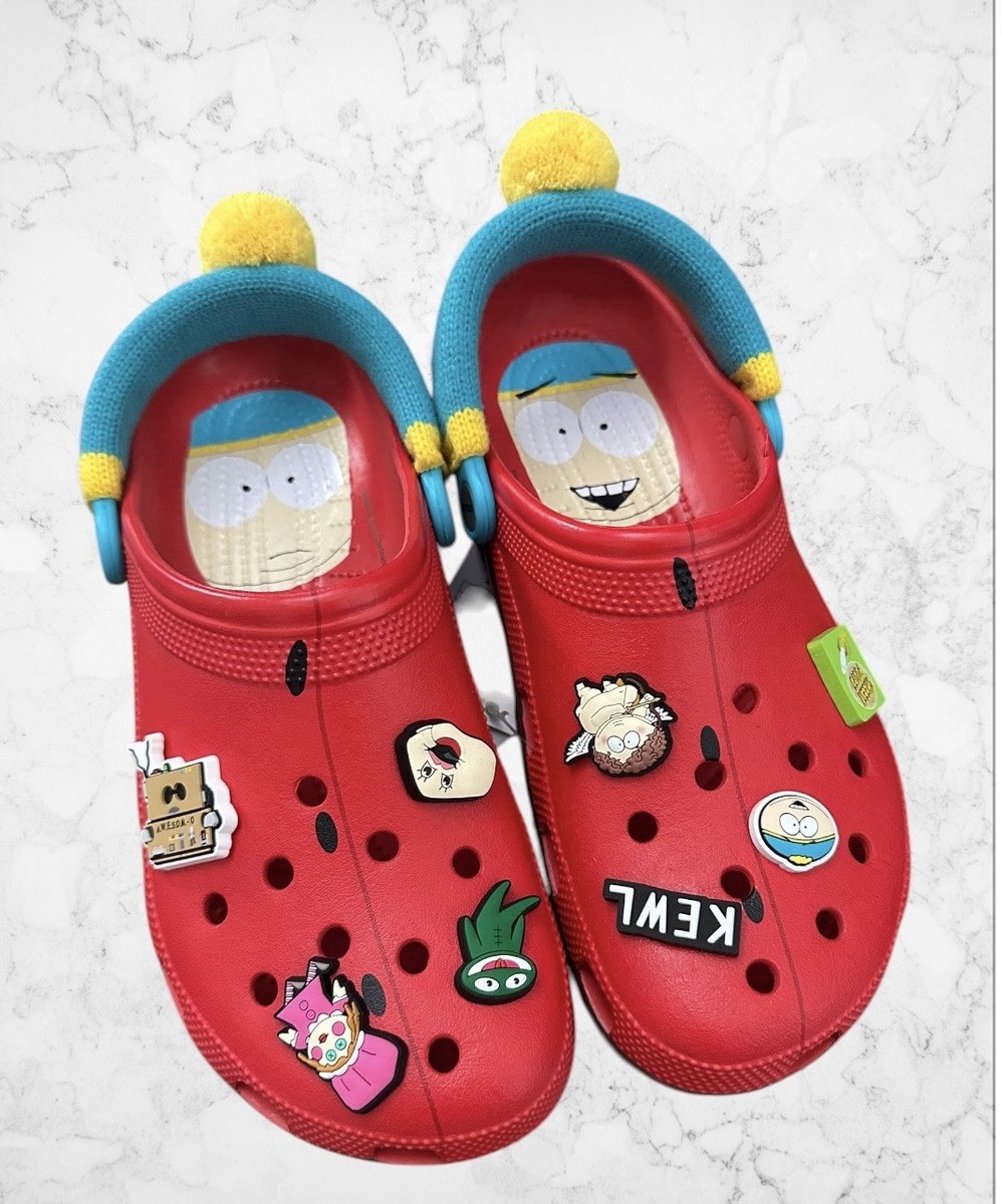 Crocs x South Park Cartman Classic Clog Slip On Red Comfort  display picture 1