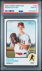 2022 Topps Heritage #150 Shohei Ohtani PSA 8