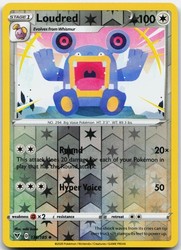 Loudred 136/185 Reverse Holo Uncommon Vivid Voltage