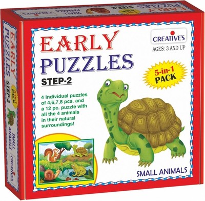 (CRE0782) - *** Creative Early Puzzles Step II - Small Animals
