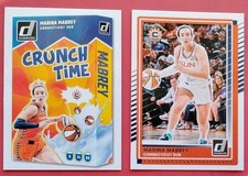 2025 Panini Donruss WNBA Marina Mabrey - Crunch Time #13 + Base - Sun 