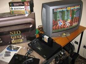 BOXED NEO GEO AES CONSOLE JAP+SAMURAI 1, 2, FATAL FURY SPECIAL