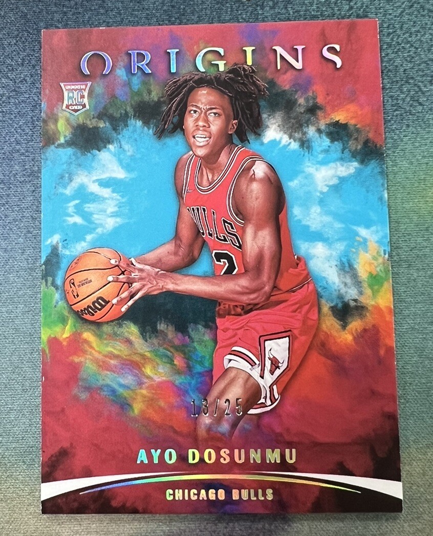 Ayo Dosunmu 2021-22 Panini Origins Rookie Turquoise /25 CHICAGO BULLS