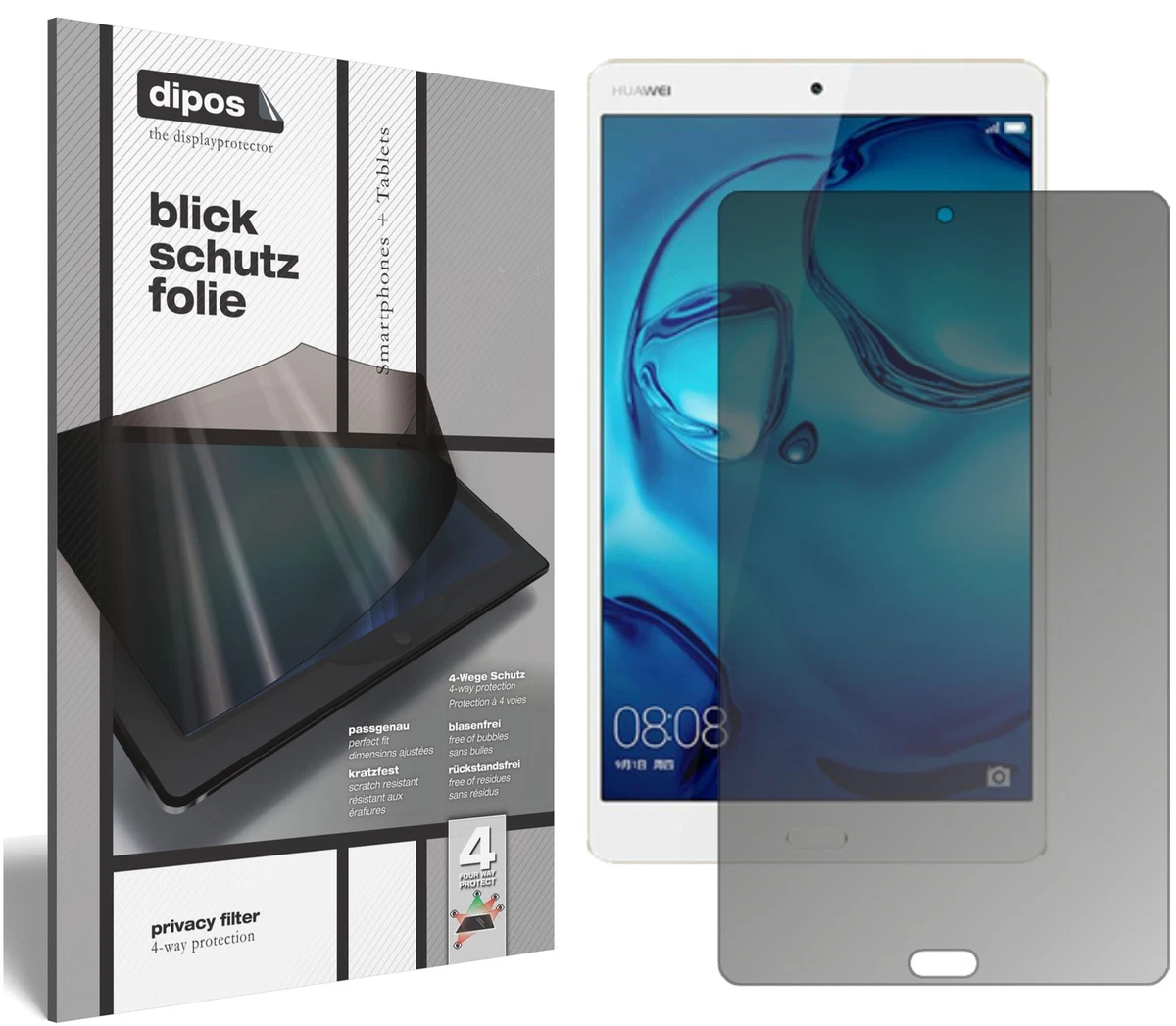 dipos I 2X Pellicola Protettiva antiriflesso Compatibile con Huawei MediaPad T3 10 Pellicola di Protezione