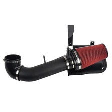 4" Textured Cold Air Intake & Heat Shield For 1999-06 GMC Sierra 1500/2500/3500