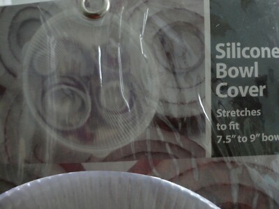 RPI REUSABLE SILICONE BOWL COVER STRETCHES TO FIT 7.5'' TO 9'' BOWLS