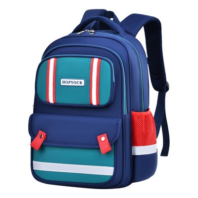 -School Bags for Boys and GirlsMulti-Pocket Unisex Elementary School Backpack...