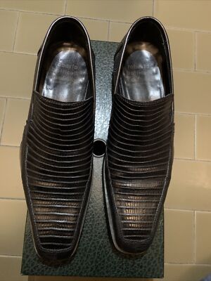 Herrenschuh Roberto Botticelli - Echt Reptil - Größe 40