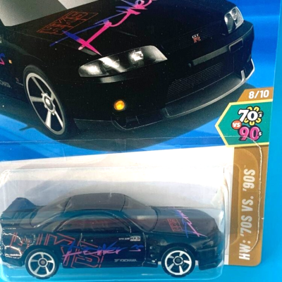 HOT WHEELS 2025 NISSAN SKYLINE GT-R (BCNR33) BLACK 144/250 HYY80