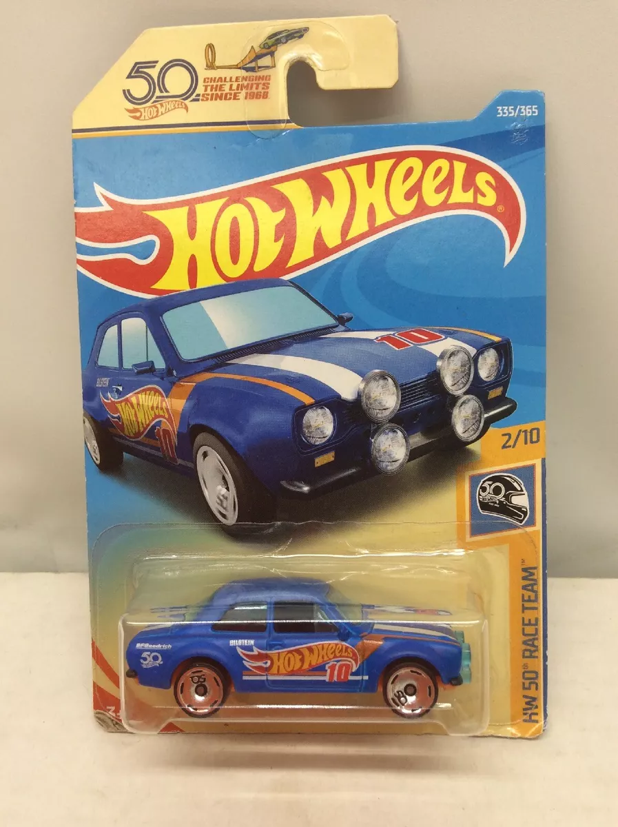 Hot wheels ford sales escort 50th