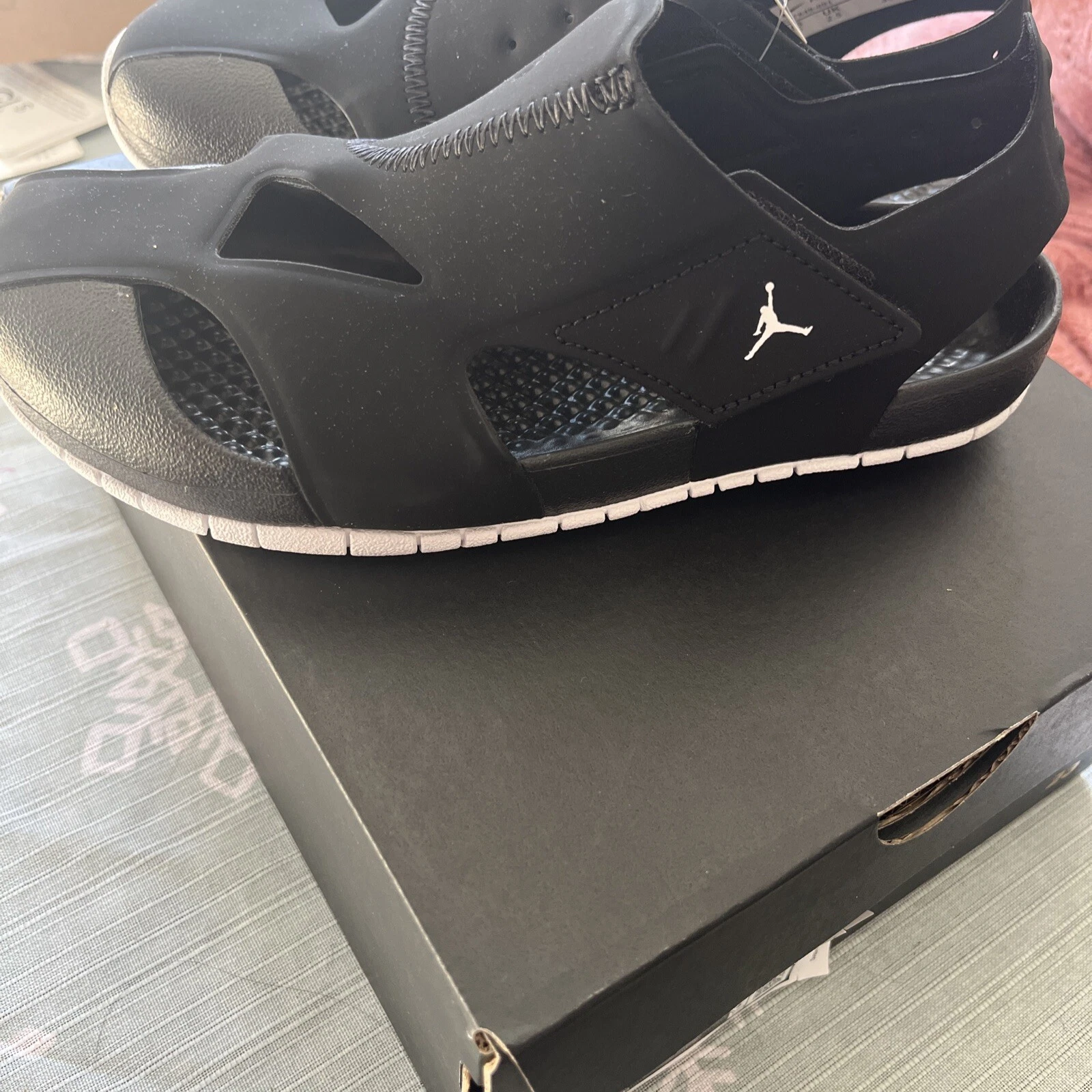 Nike Air Jordan Flare Nero Bianco PS Pre School Taglia 3Youth NUOVE!! CI7849 001