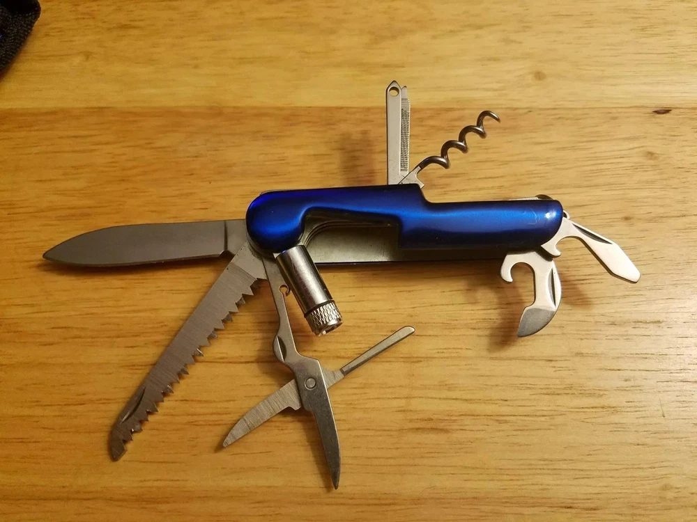 Multi tool knife with sheath
