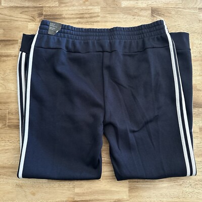 Adidas Essentials Fleece 3 Stripes Pants Joggers Women's Size XL