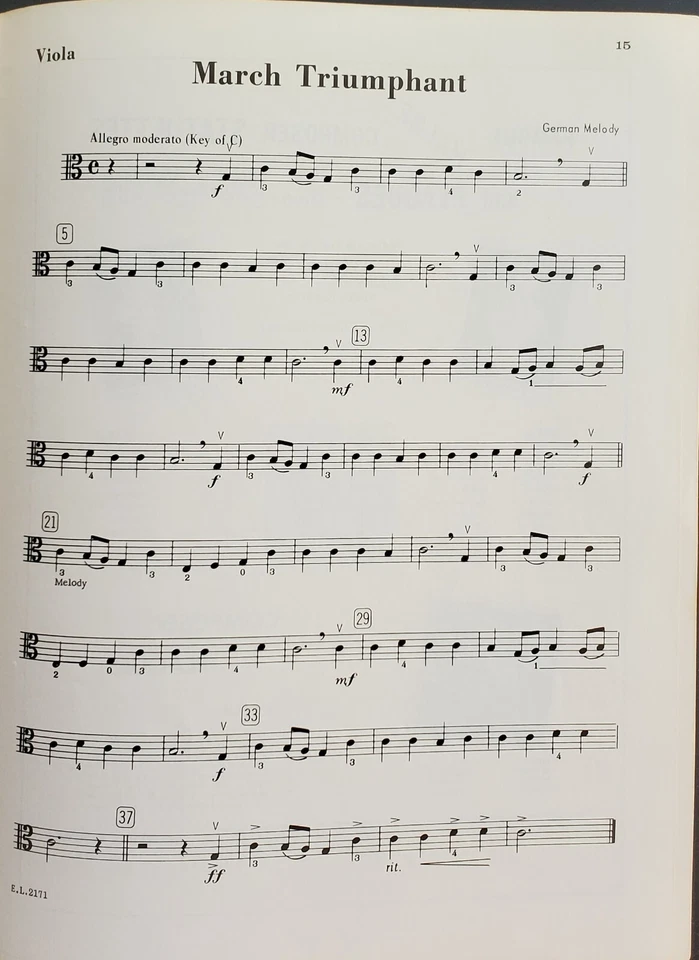 Viola Adventures In Orchestra Sheet Music Song Book - Image 4 of 4