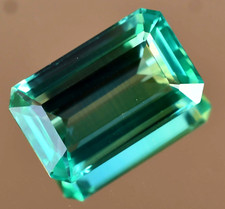 Flawless 35.90 Ct Natural Bi-Color Parti Sapphire Certified Octagon Cut Gemstone