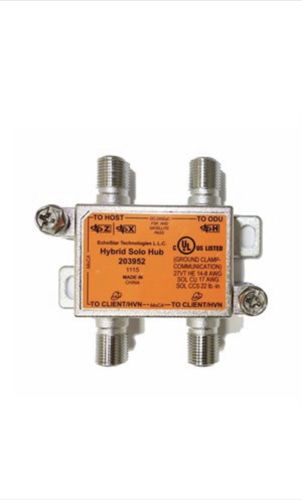 DISH Network HD Antenna 1000.2 EASTERN ARC HYBRID SLIMLINE LNBF & Solo