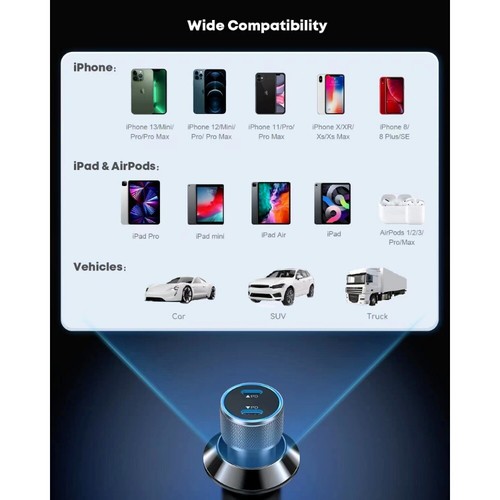 40W Fast Car Charger 100W Dual USB-C Type C Cable For iPhone 15 16 iPad Samsung - Picture 9 of 16