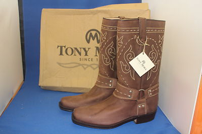 TONY MORA Boots Stiefel Biker  westernstiefel cowboystiefel  gr. 41  neu  leder