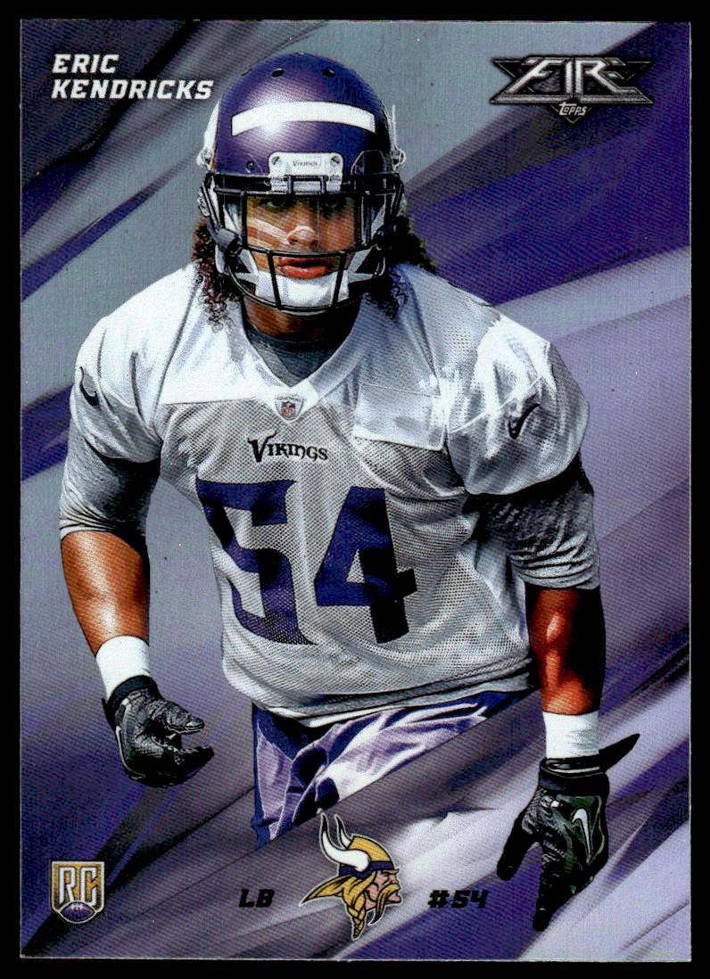 2015 Topps Fire 19 Eric Kendricks Minnesota Vikings Football Card