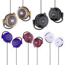3.5mm Clip-on Headphones Wired S-520 Ear Stereo Headphones For Sports Phone Game