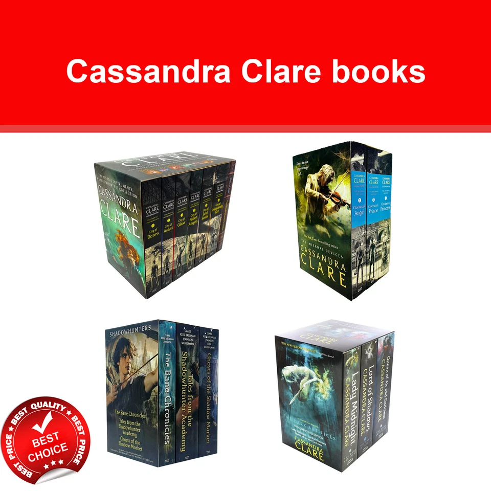 Cassandra Clare books Mortal Instruments, Infernal Devices | Variation listing