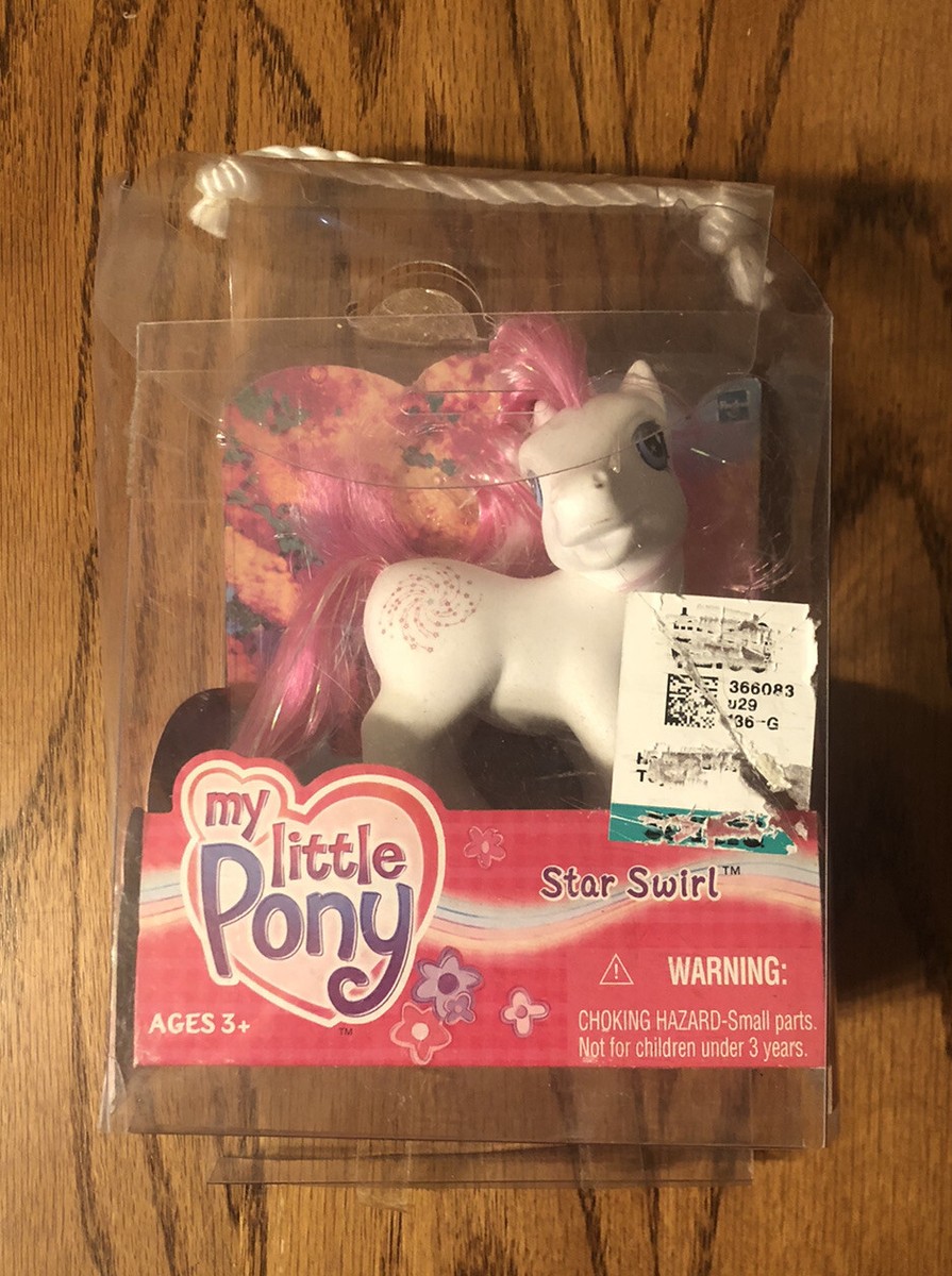 NIB My Little Pony MLP 2003 Star Swirl NEW IN BOX White and