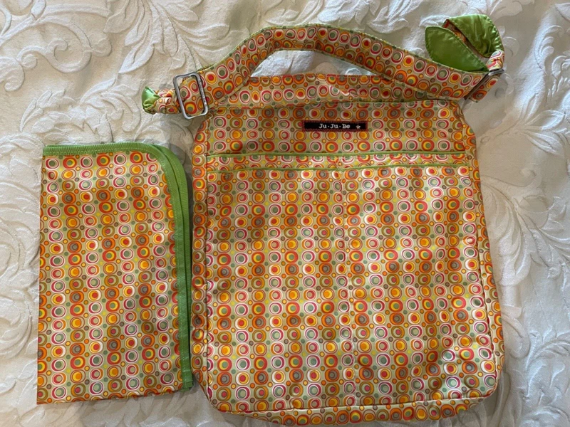 Jujube Be Light Diaper Bag Citrus Sorbet