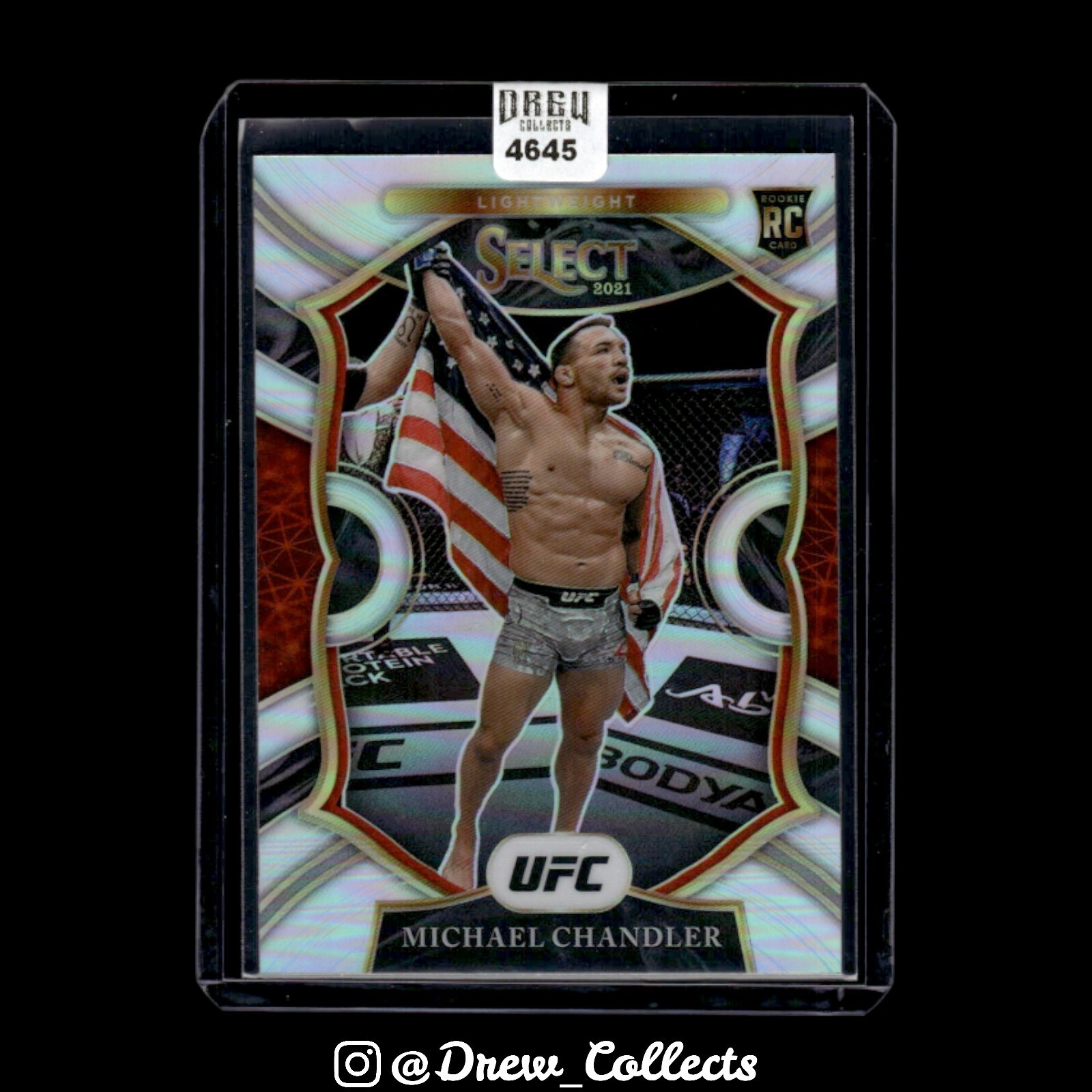 2021 Panini Select UFC - Concourse Michael Chandler #9 Silver Prizm