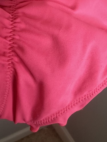 Victoria’s Secret The Gorgeous Bikini 32B 2pc Push Up bliack pink neon ruffle - Picture 8 of 9