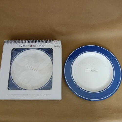 Placas de Vajilla de melamina Tommy Hilfiger a rayas