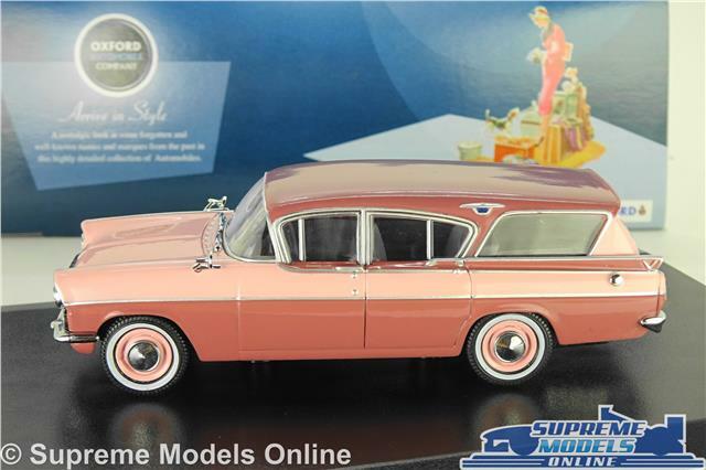 VAUXHALL PA CRESTA FRIARY ESTATE MODEL CAR LILAC 1:43 SCALE OXFORD VFE005 K8