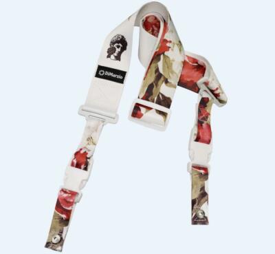 NEU Dimarzio Polyphia Floral Muse White Rose Cliplock Riemen Tim Henson Ibanez