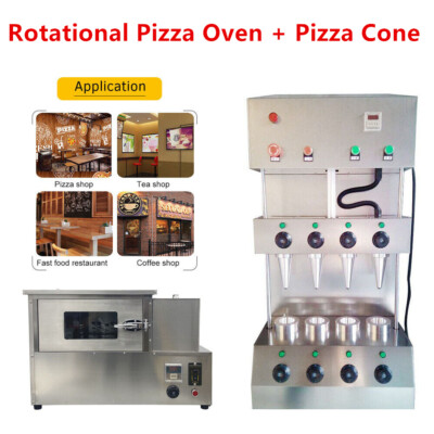  Commercial Pizza Cone Forming Making Maker Machine + Rotational Pizza Oven