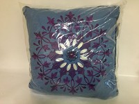 Echo Jakarta Square Pillow, 18 By 18-inch, Blue Echo Jakarta Square Pillow, 18 By 18-inch, Blue