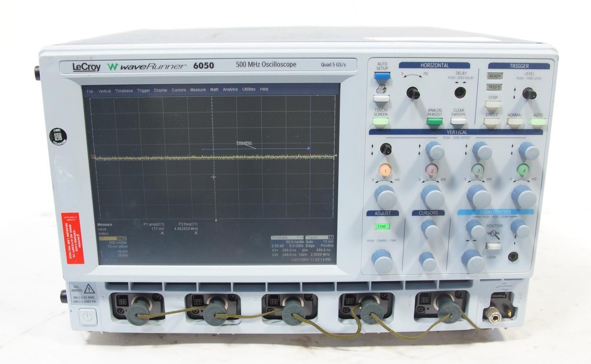 LeCroy WaveRunner 6050 4Channel 500MHz 5GS/s Oscilloscope AS-IS | eBay