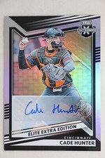 Cade Hunter - 2022 Panini Donruss Elite Extra Edition Autograph Reds