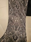 pre-owned, high quality, 12 foot black and silver scarf - see details — photo 2