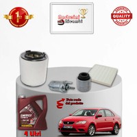 Set Service 4 Filter Und ÖL Seat Toledo Iv 1.4 Tsi 90KW 122CV Von 2012->