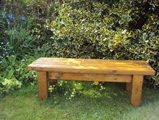 Quality Handmade Wooden Garden-kitchen-Dining-utility Bench Sturdy And Solid 3FT