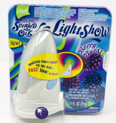 #ad Glade Plugins Scented Oil Air Freshener Light Show Berry Burst $24.99