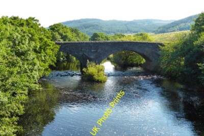 Foto 6x4 Alte Brücke über den Fluss Add [3] Bridgend\/NR8592 Blick upstrea c2015