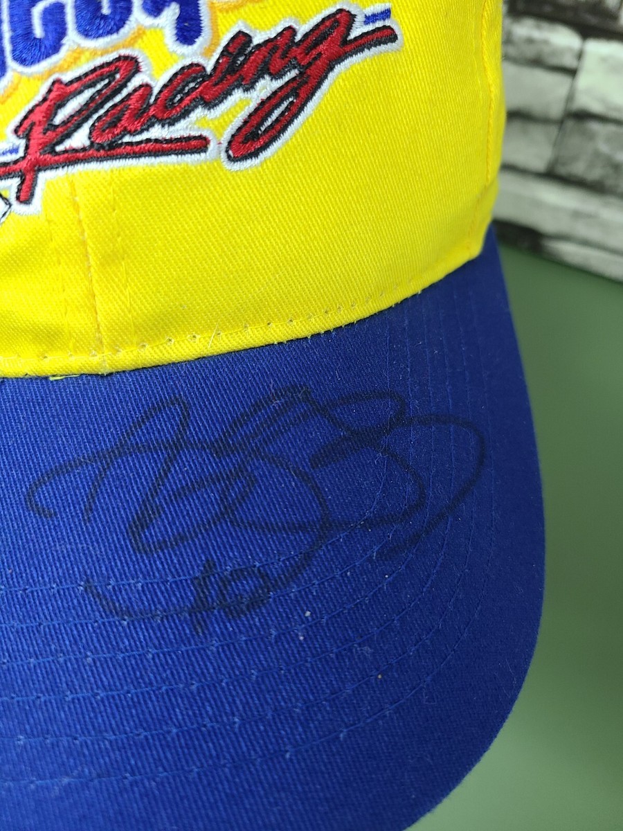 Vintage NASCAR Jeff Green Signed Autographed #10 Nestle NesQuik