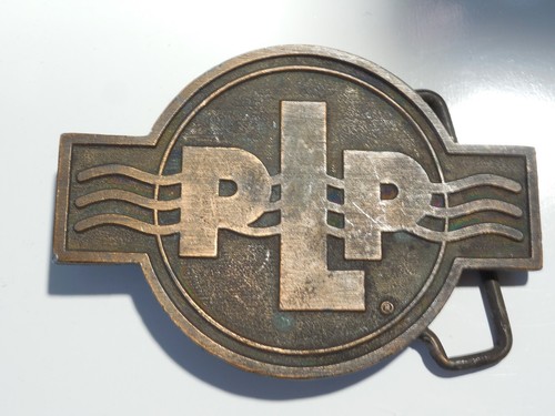 Vintage PLP Performed Line Products Buckle Solid Brass