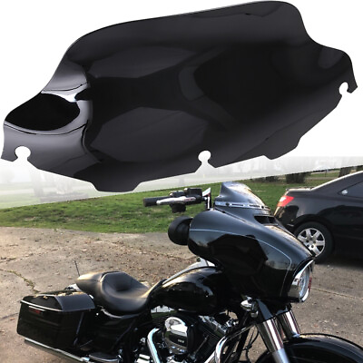 #ad #ad 8quot;Wave Windshield Windscreen Fit for Harley Touring Electra Street Glide 96 2013 $30.95