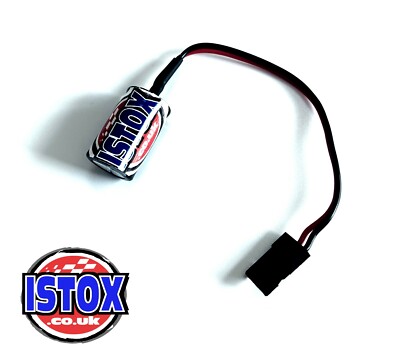 ISTOX RC Empfänger Spannungsstabilisator Power Cap Glitch Buster Futaba Savox 1 aus