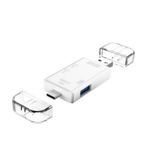 Universal USB C MicroUSB SDTF Card Reader for Computers Tablets and Phones - Zdjęcie 3 z 10