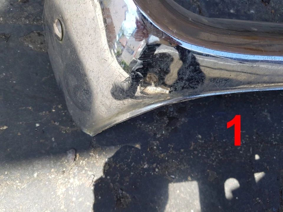 Parachoques trasero + delantero cromado completo Opel Rekord C Commodore A parachoques Foto 2 de 4